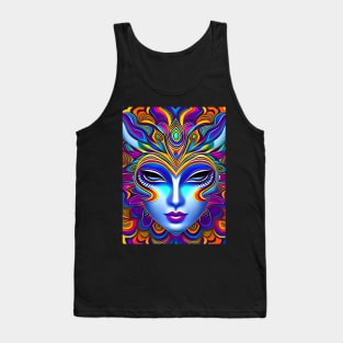 Catgirl DMTfied (11) - Trippy Psychedelic Art Tank Top